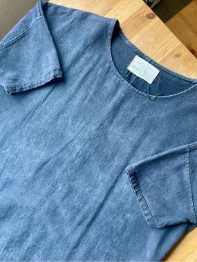Hackwith Design House Walker Dark Gray Cocoon Shirt Dress